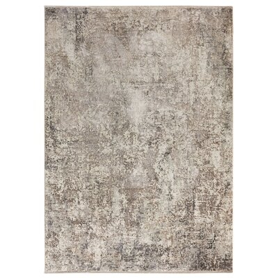 Southold Abstract Gray Indoor / Outdoor Area Rug - Image 0
