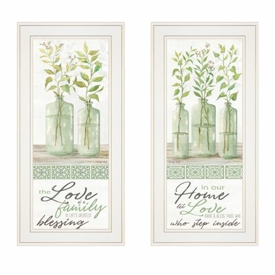 'Home and Family' by Cindy Jacobs - 2 Piece Picture Frame Painting Print Set on Paper - Image 0