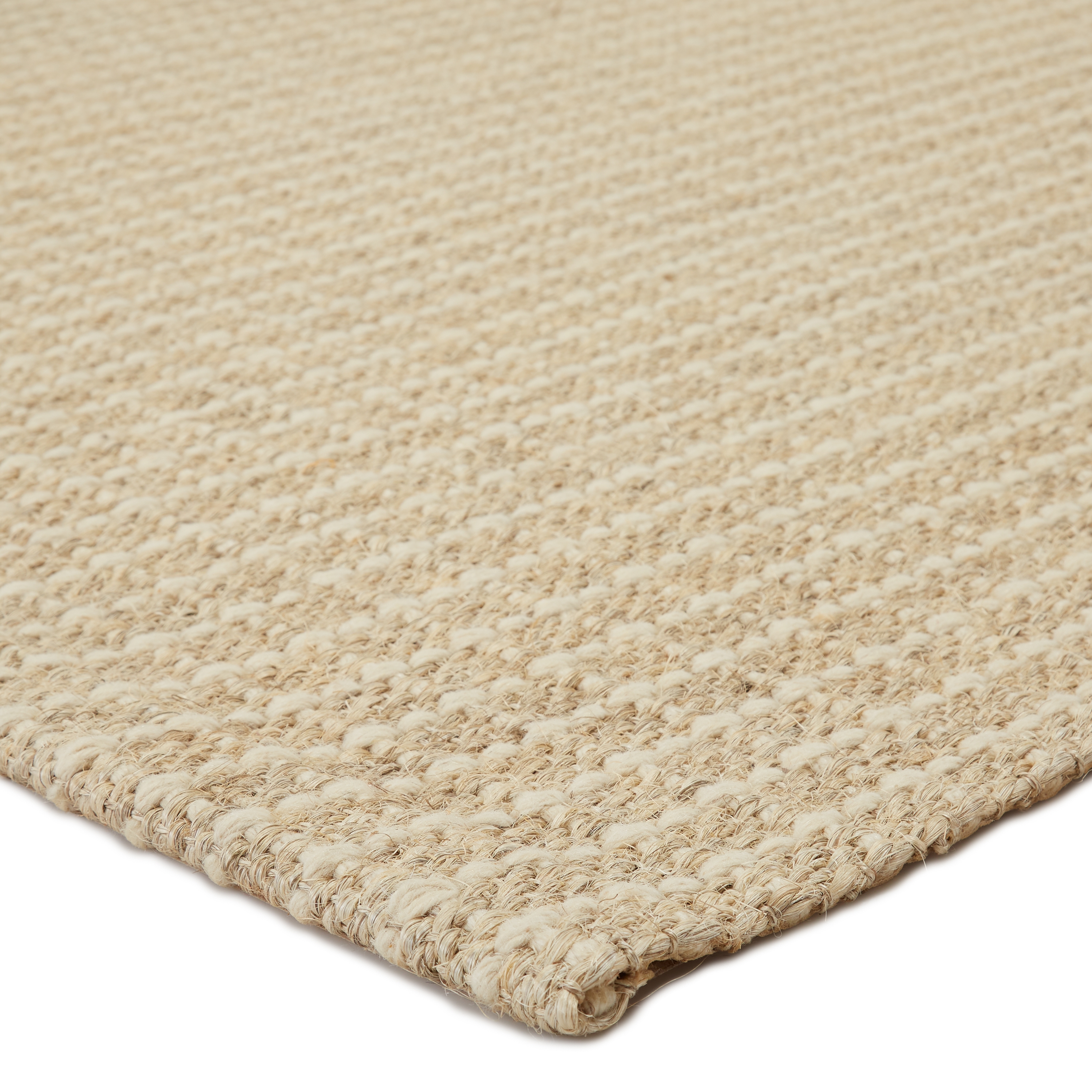Tane Natural Solid Beige/ Ivory Area Rug (10'X14') - Image 1