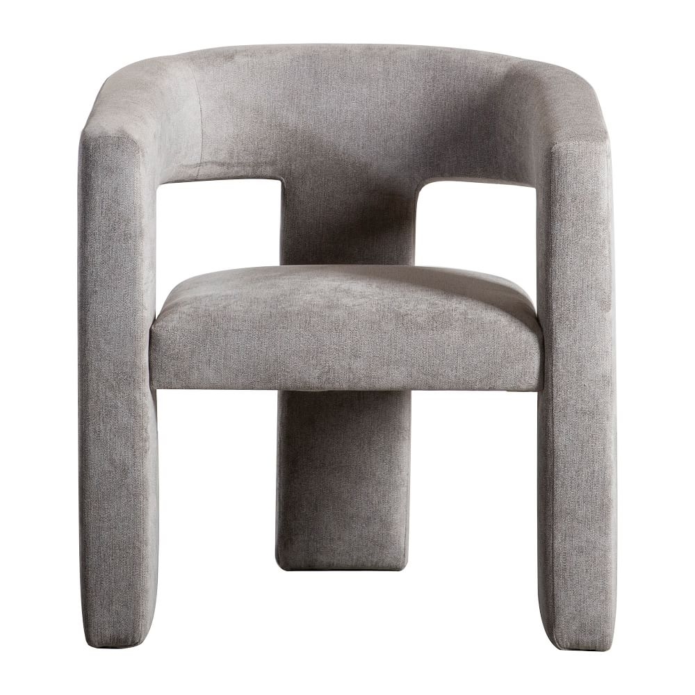 Upholstered 3-Leg Chair,Upholstery, - Image 0