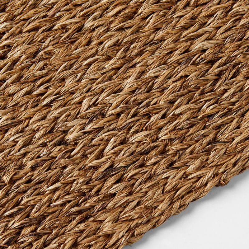 Lanai Rectangular Dark Natural Woven Placemat - Image 1
