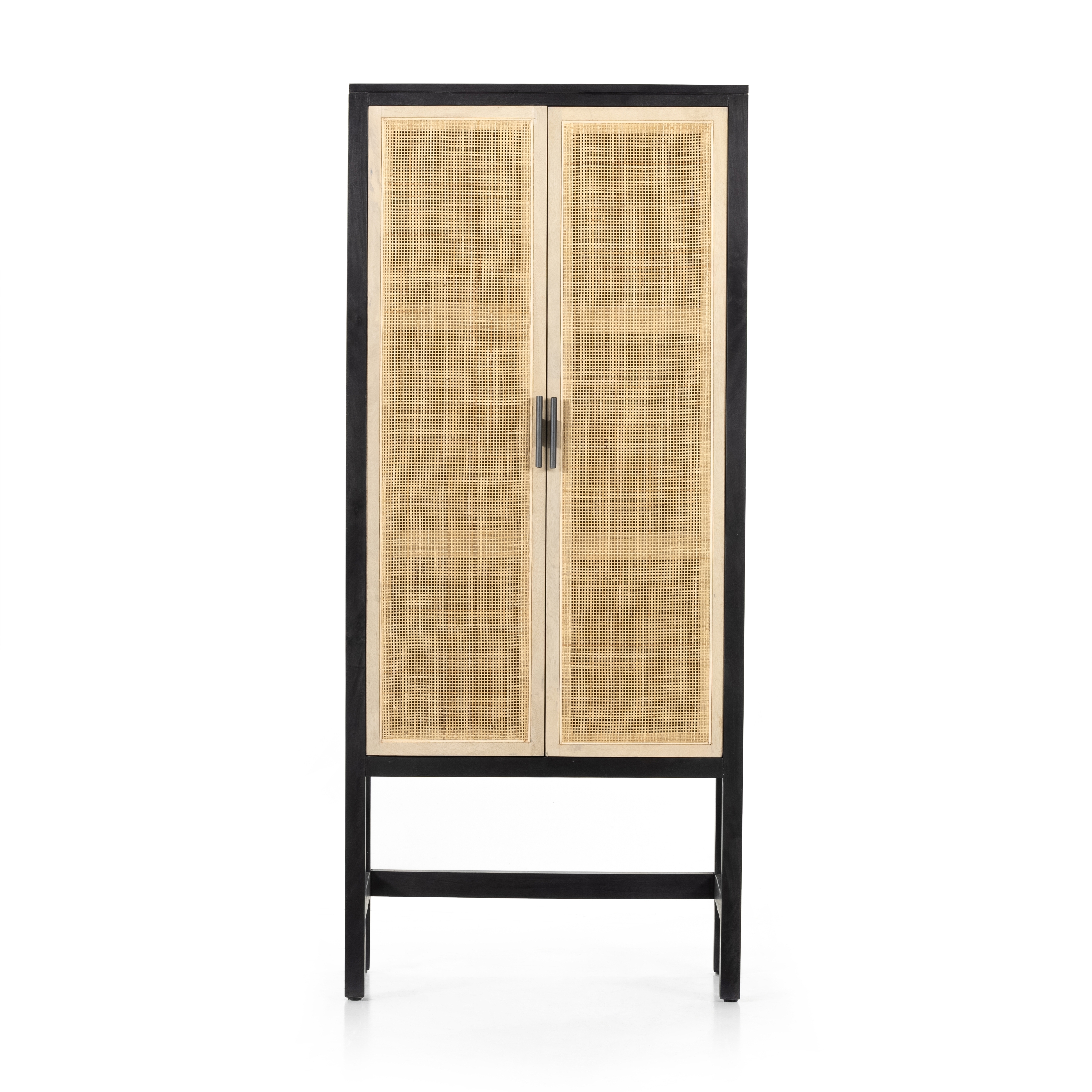Caprice Narrow Cabinet - Black Wash Mango - Image 2