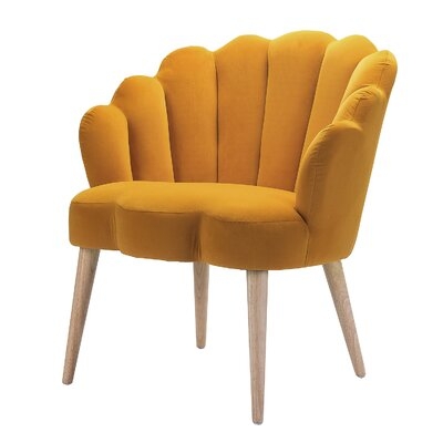 Lilly Velvet Barrel Chair - Image 1