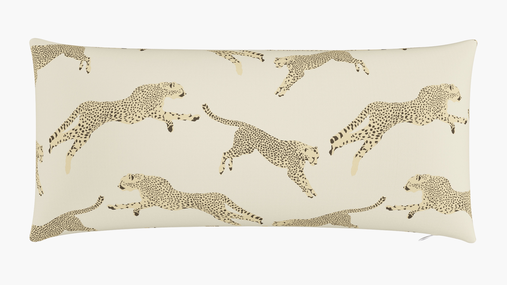 Throw Pillow 14" x 30", Desert Cheetah, 14" x 30" - Image 0