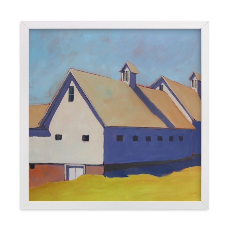 Saffron And Blue Shade Limited Edition Fine Art Print 1 - Image 0