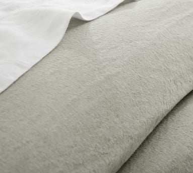 Belgian Flax Linen Duvet Cover, Twin/Twin XL, Eucalyptus - Image 1