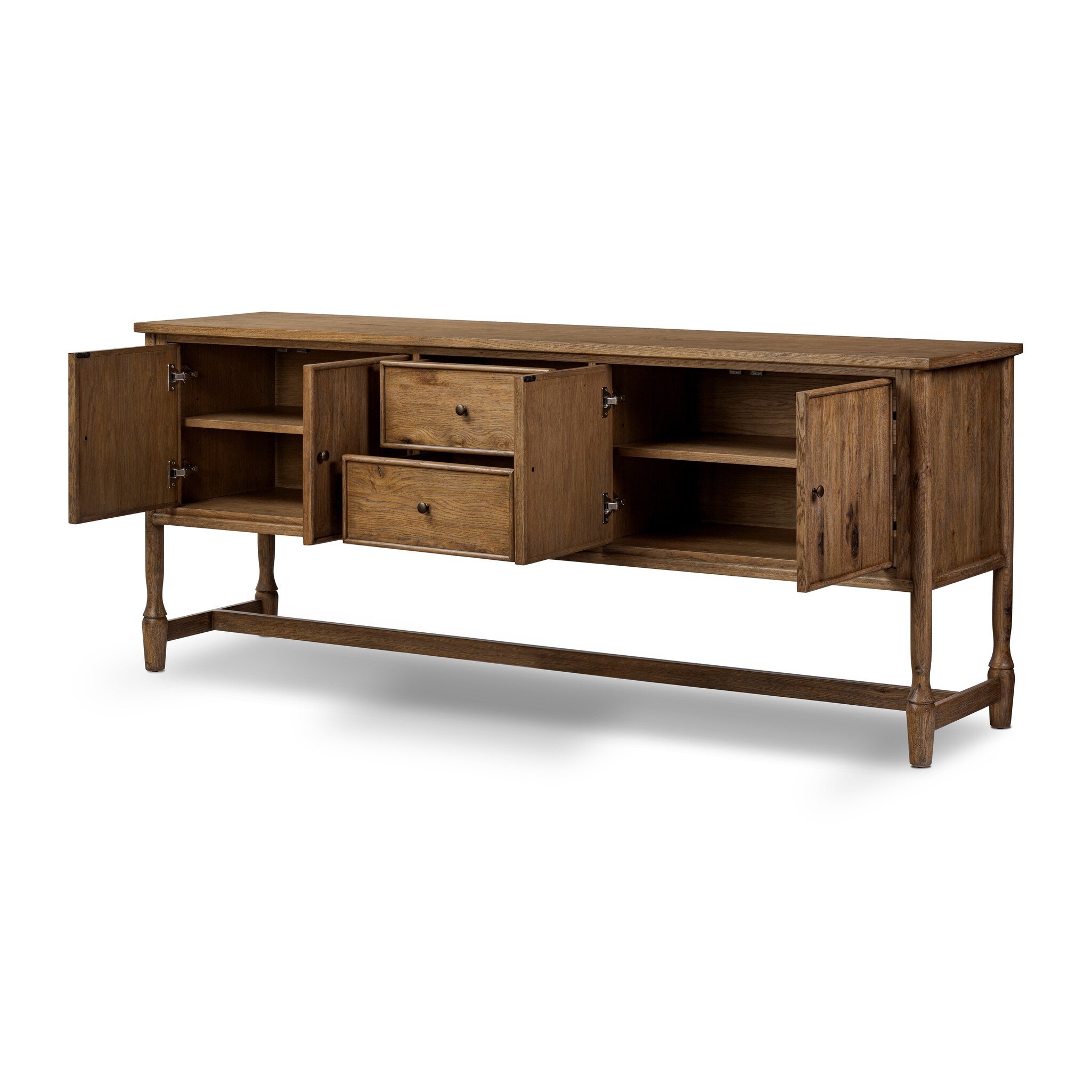 Bari Sideboard - Weathered Oak Veneer by Amber Lewis x Four Hands - Image 7