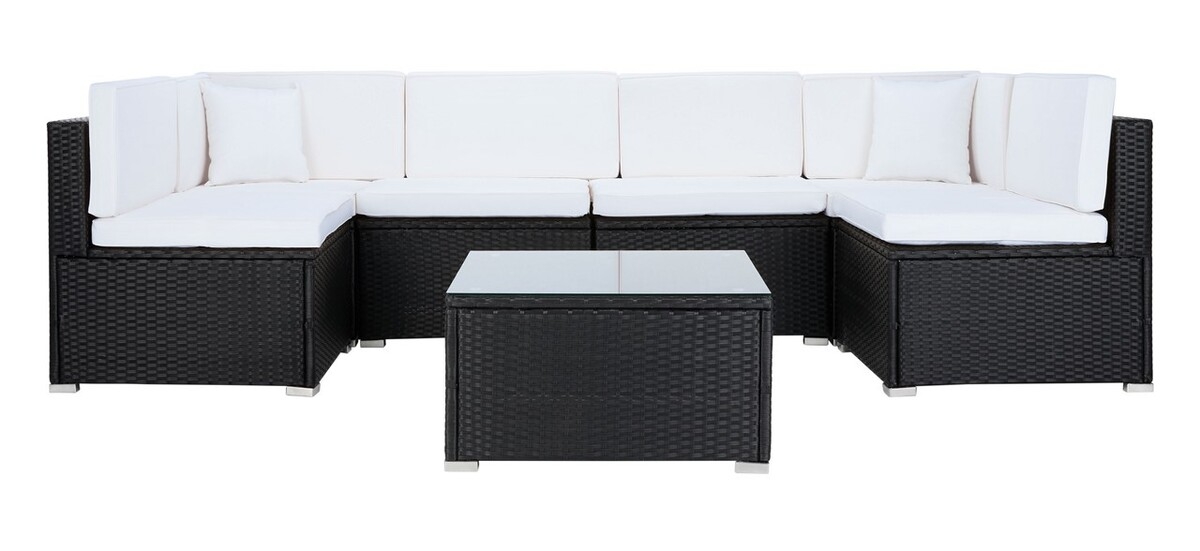 Diona Living Set - Black/Beige - Safavieh - Image 0