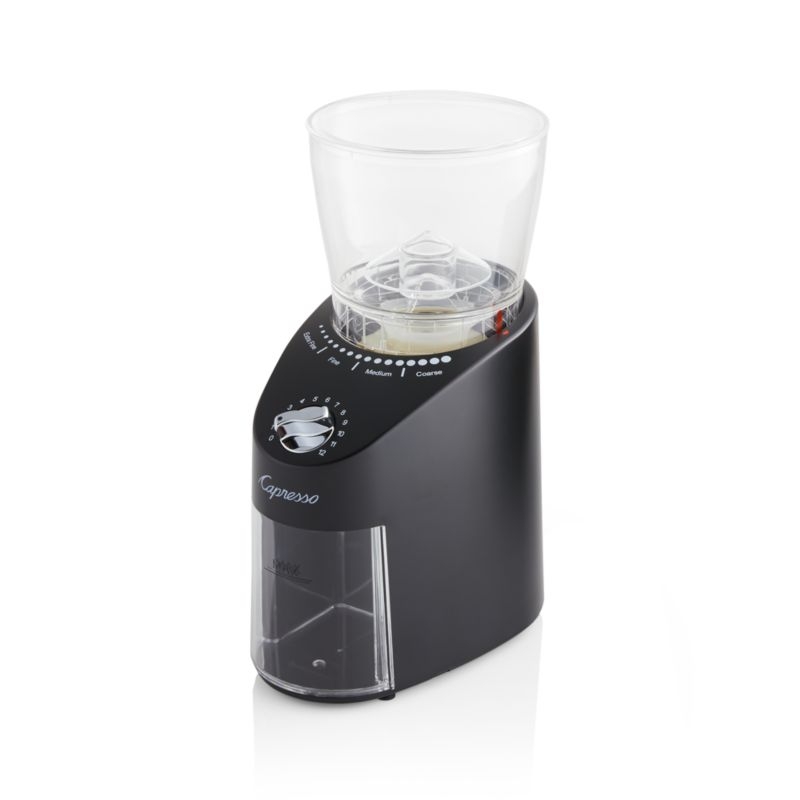 Capresso ® Infinity Plus Black Conical Burr Grinder - Image 2