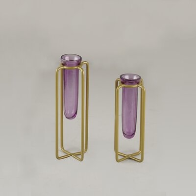 Bud Vases - Set Of 2 (Purple) - Image 0
