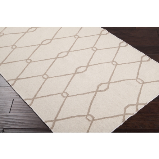 Fallon Beige Indoor 2'6" x 8' Handmade Rug - Image 2