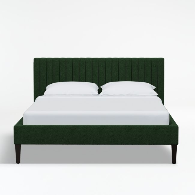 Camilla Full Boucle Fern Channel Bed - Image 0