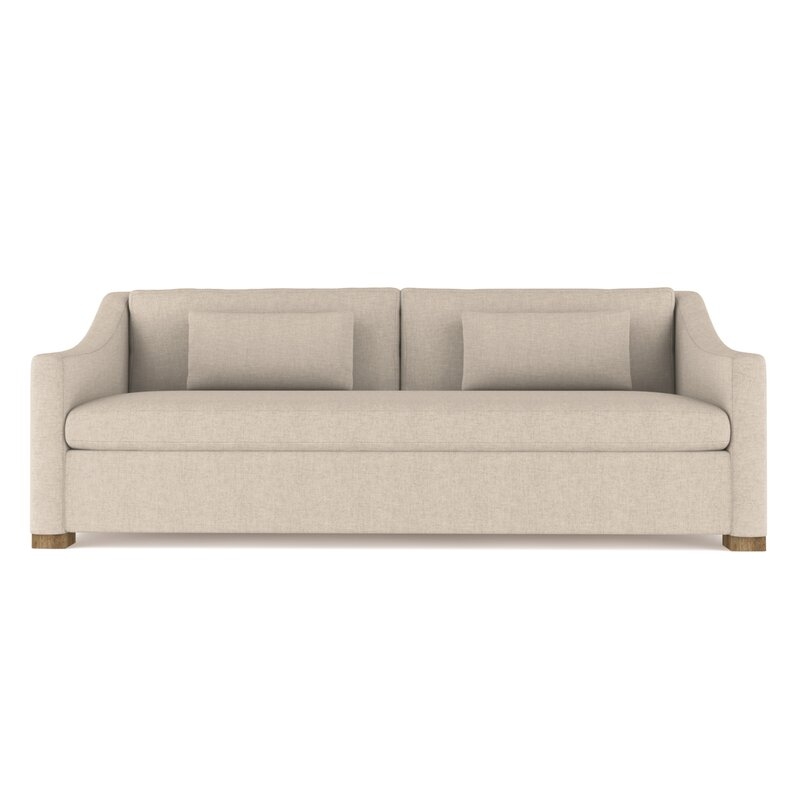 Tandem Arbor Cooper Sofa Upholstery: Linen Oyster, Size: 32.5" H x 84" W x 38" D - Image 0