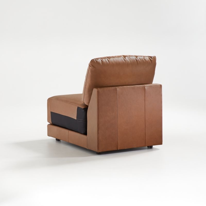 Gather Leather Armless Chair - Image 4