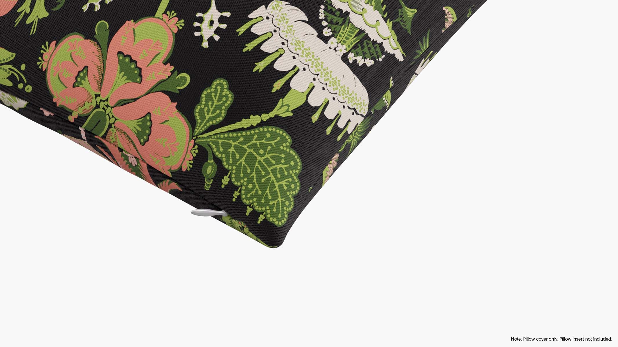 Throw Pillow Cover 16", Coral Onyx Rossetta, 16" x 16" - Image 1