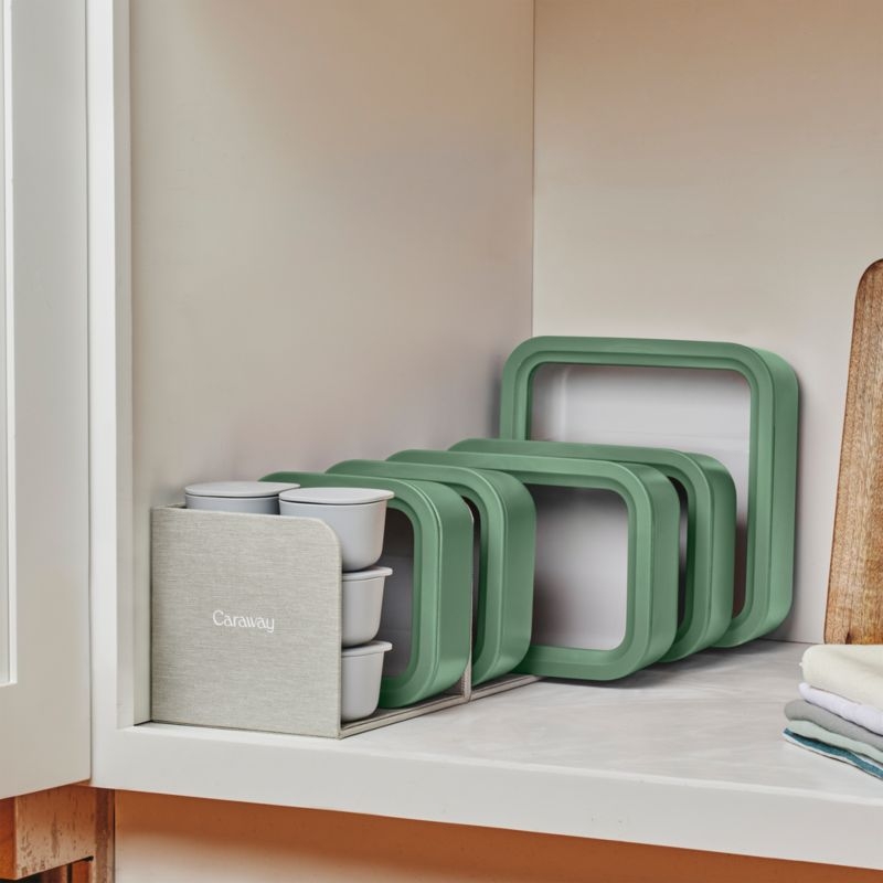 Caraway ® Sage 17-Piece Glass Food Storage Set - Image 3