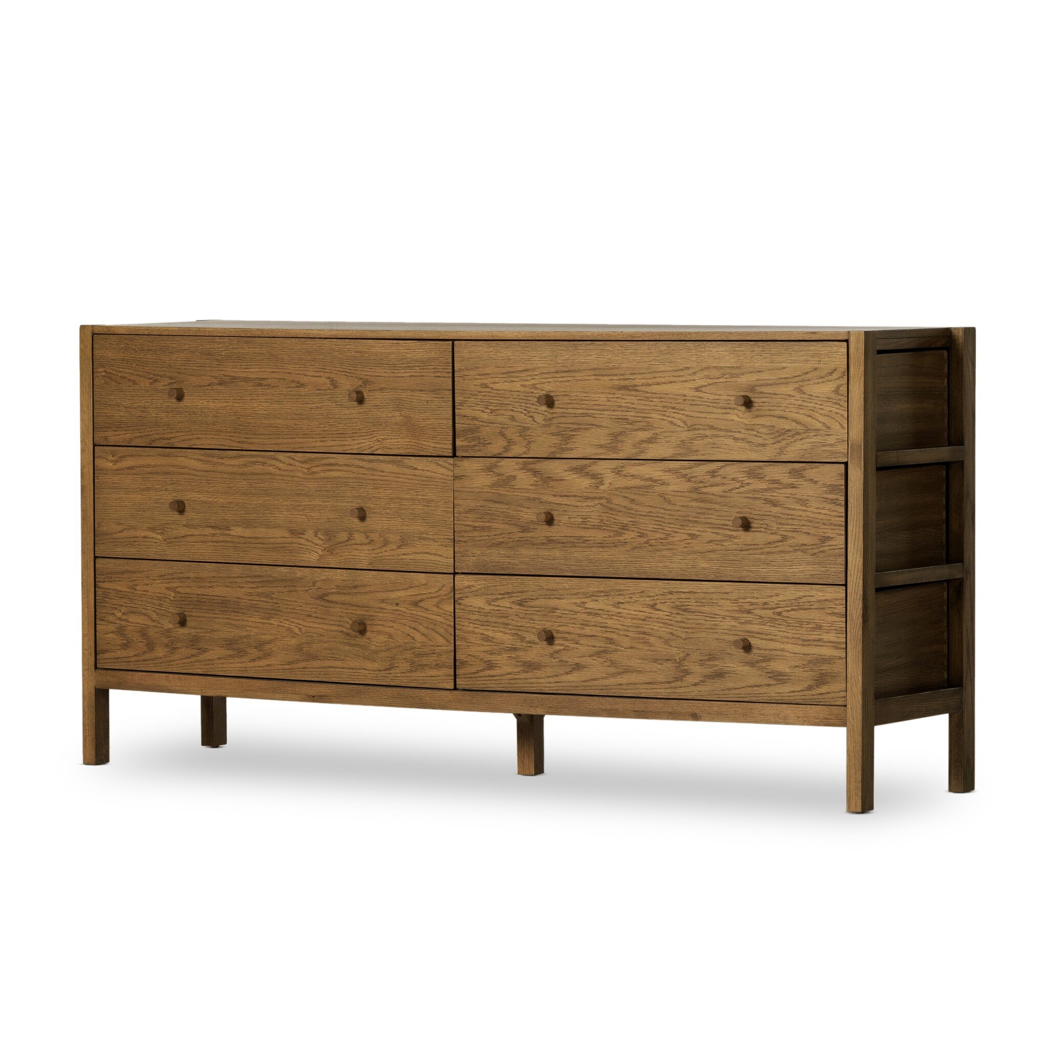 Meadow 6 Drawer Dresser - Tawny Oak - Image 0