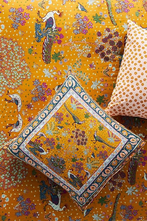 The Printed Cotton-Slub Euro Sham - Image 0