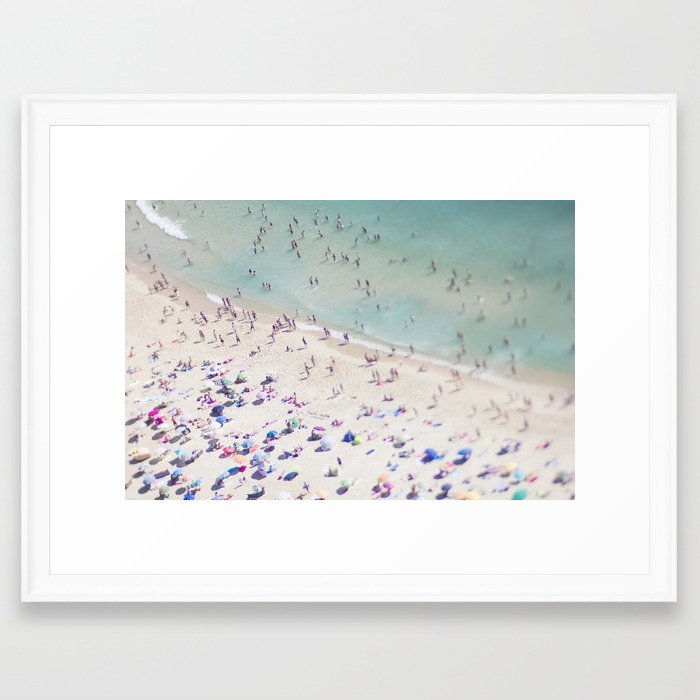 Beach Love Iv Framed Art Print by Ingrid Beddoes Photography - Scoop White - MEDIUM (Gallery)-20x26 - Image 0