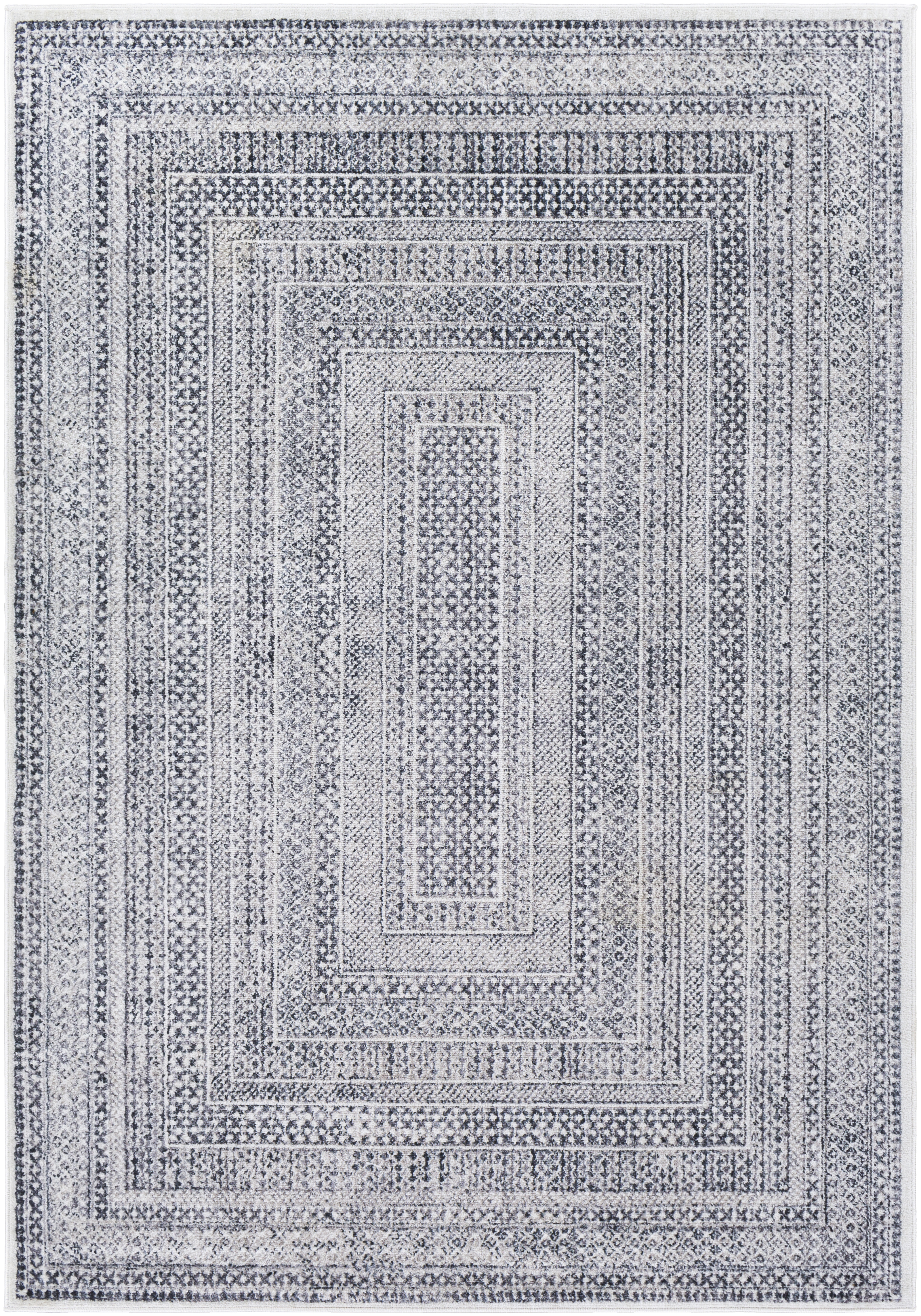 Alice Gray Indoor 5'3" x 7' Machine Woven Rug - Image 0
