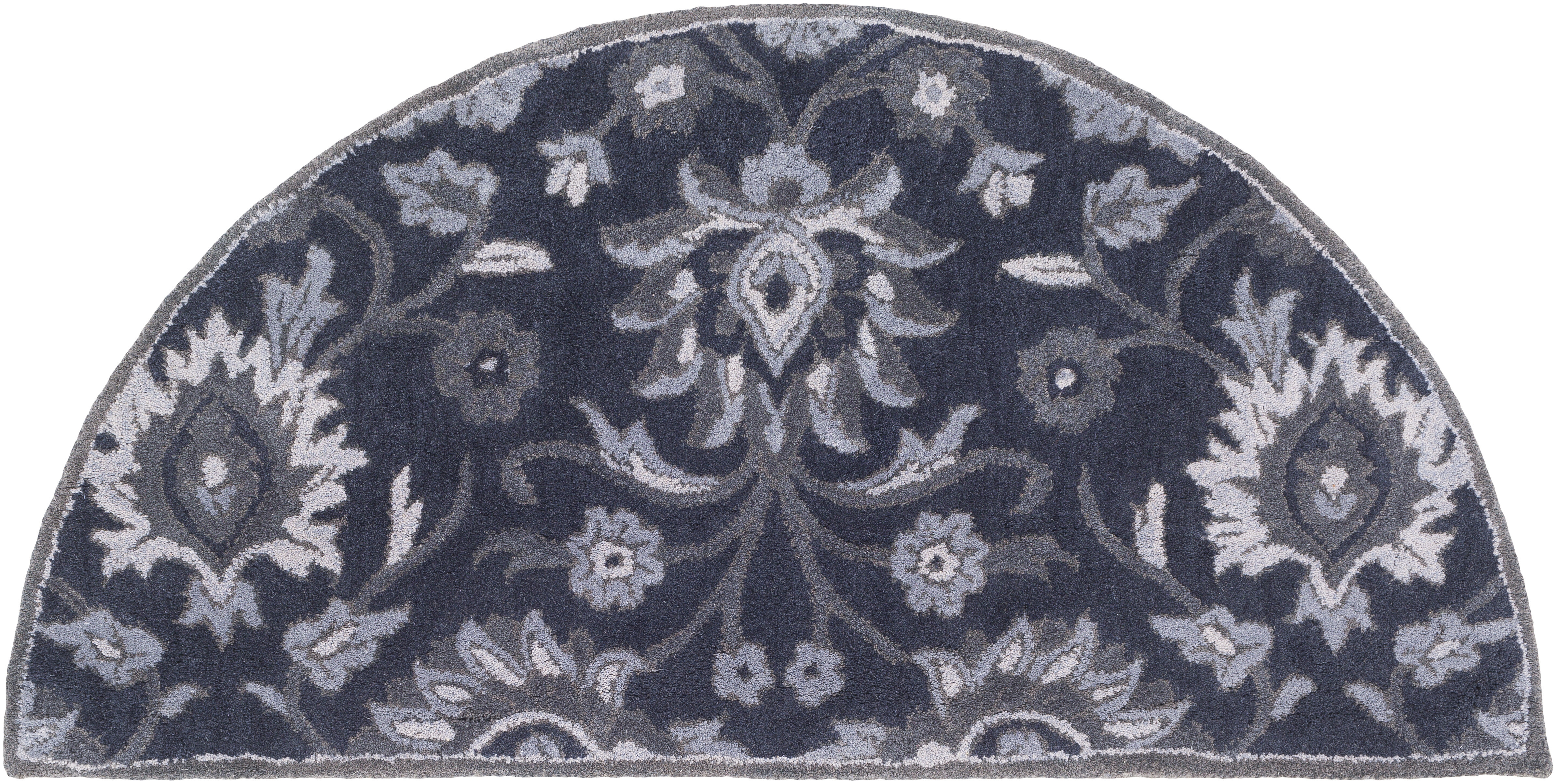 Livabliss Caesar Blue Indoor 2' x 4' Handmade Rug - Image 0