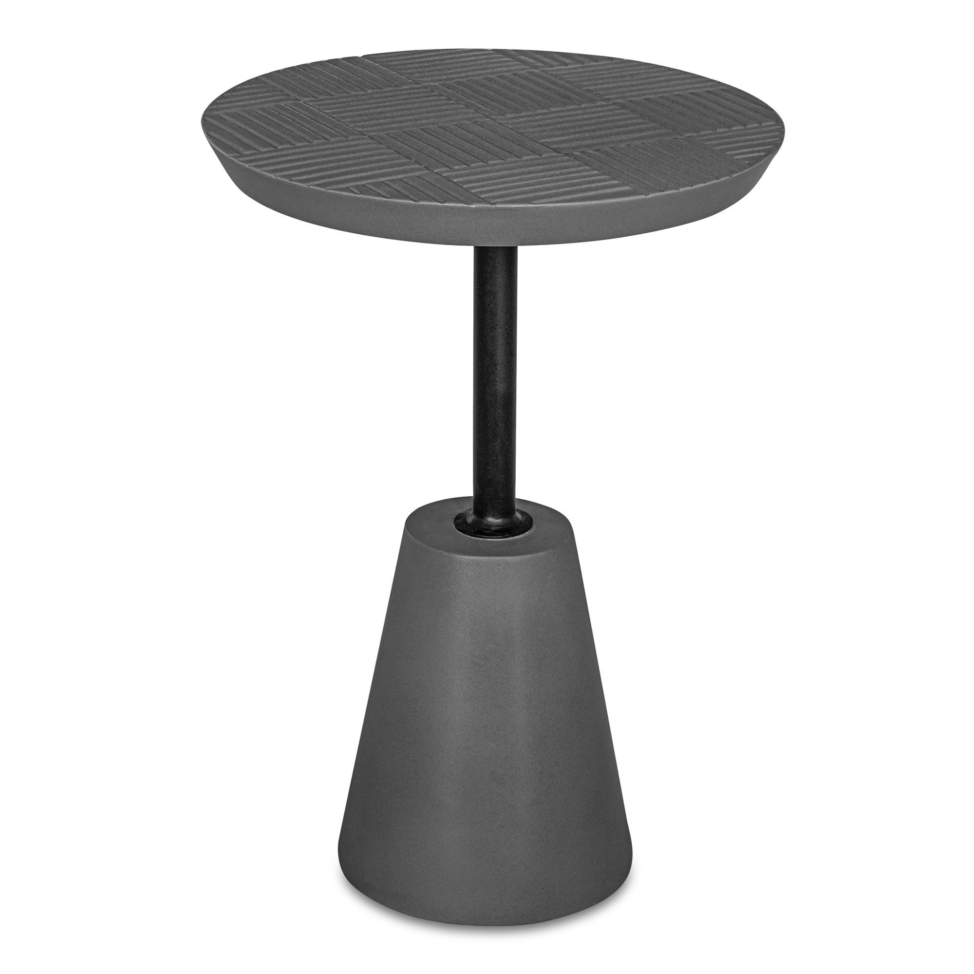 Foundation Outdoor Accent Table Dark Grey - Image 1