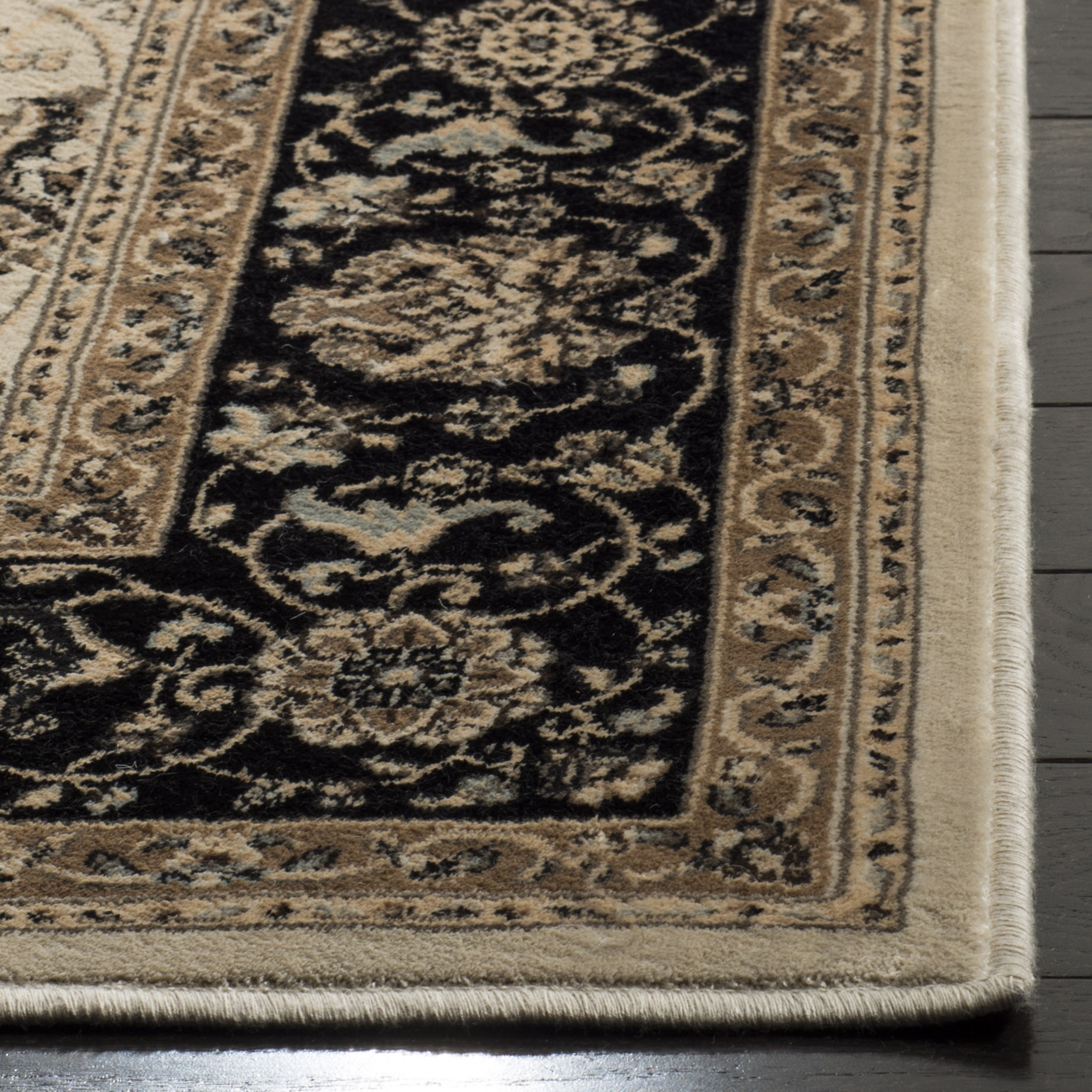 Arlo Home Woven Area Rug, PEG608D, Ivory/Black,  6' 7" X 9' 6" - Image 2