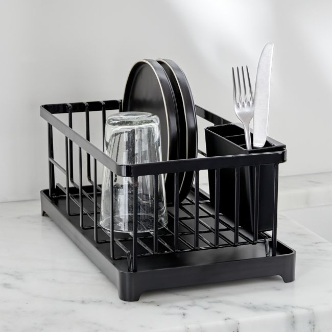 Yamazaki Tower Black Wire Dish Drainer Rack - Image 0
