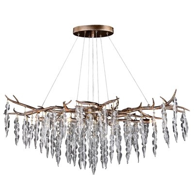 Annie Rustic 6 - Light Crystal Chandelier - Image 0