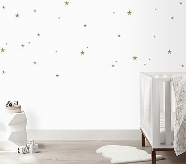 Twinkle Stars Wall Decal, Gold - Image 2