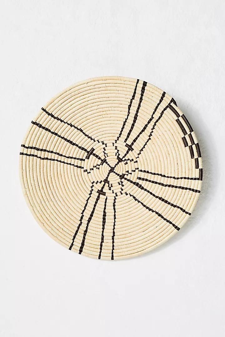 Sanaa Raffia Hanging Basket, Wall Decor - Image 0