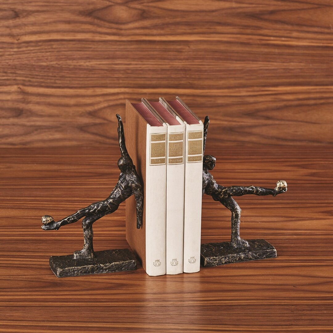 "Global Views Soccer Kick Bookends" - Image 0