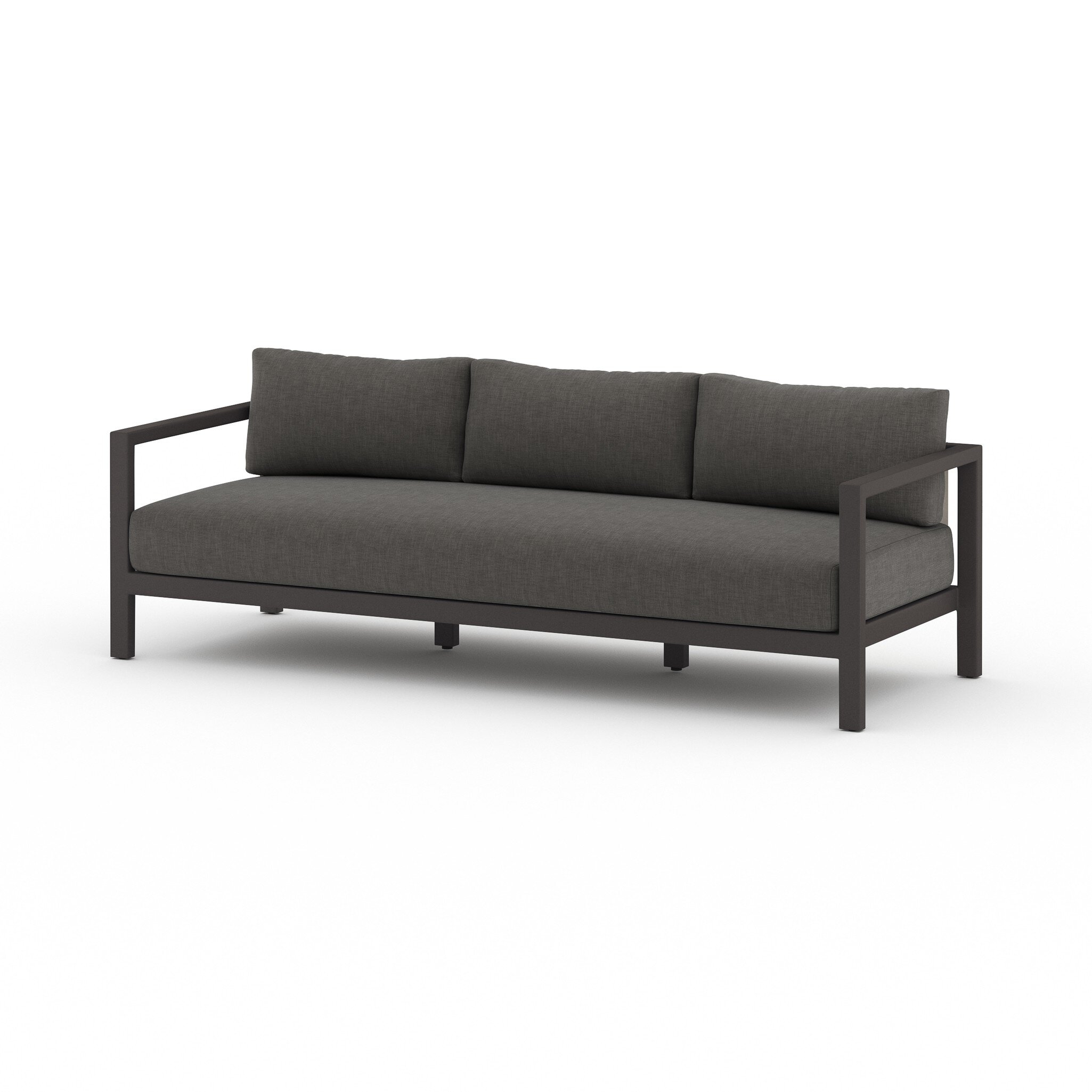Sonoma Outdoor Sofa, Bronze - Venao Charcoal - Image 1
