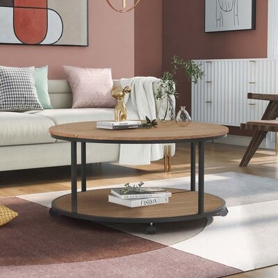 Current Wheel Coffee Table with Storage - Image 0