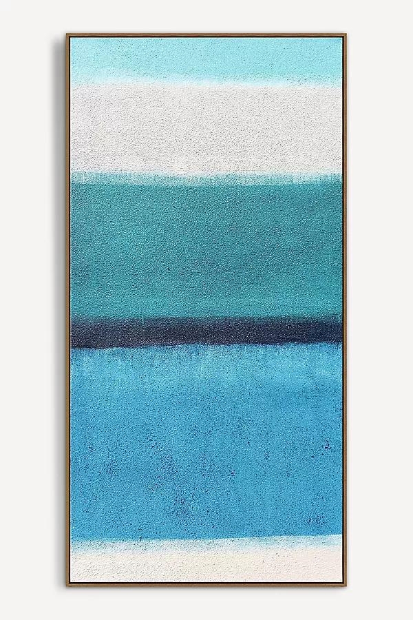 A Warm Turquoise Scarf Wall Art - Image 0