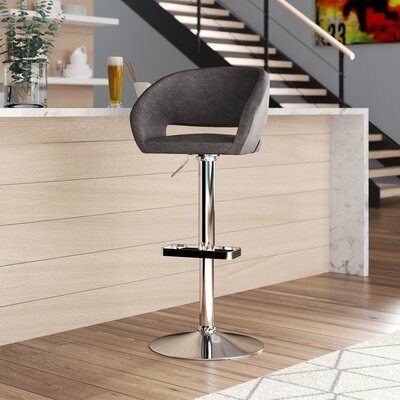 Tonkin Swivel Adjustable Height Bar Stool - Image 0