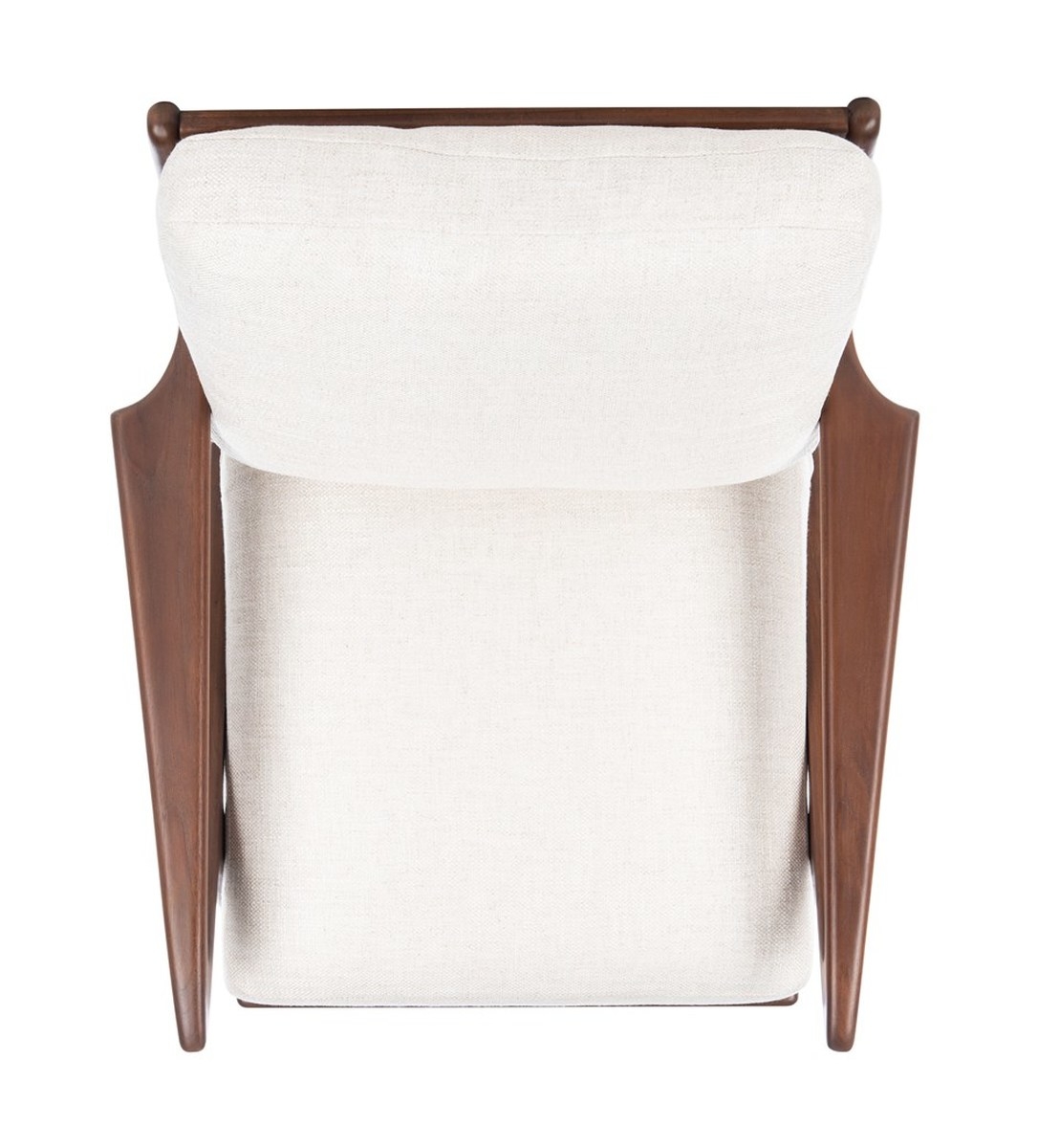 Killian Mid Century Accent Chair - Cream - Safavieh - Image 3