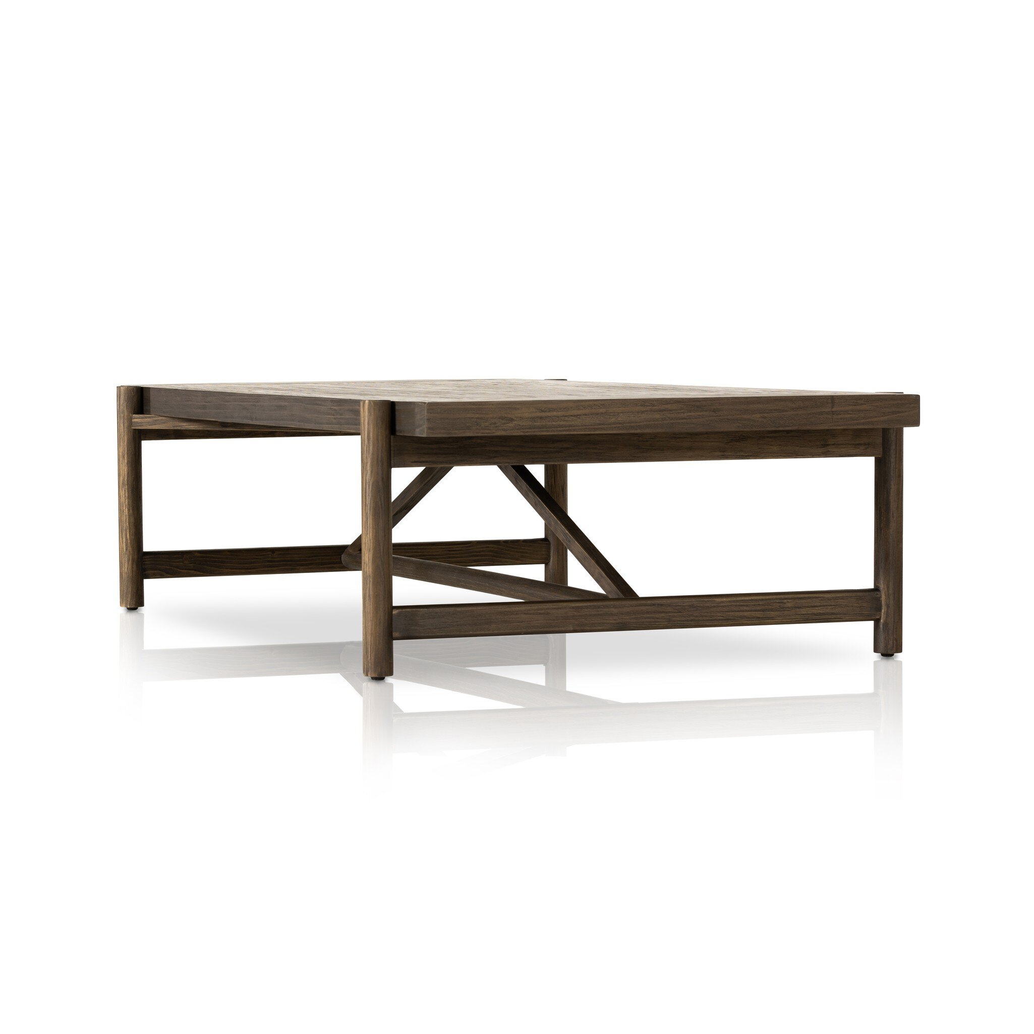 Goldthwaite Coffee Table - Sienna Brown Pine - Image 2