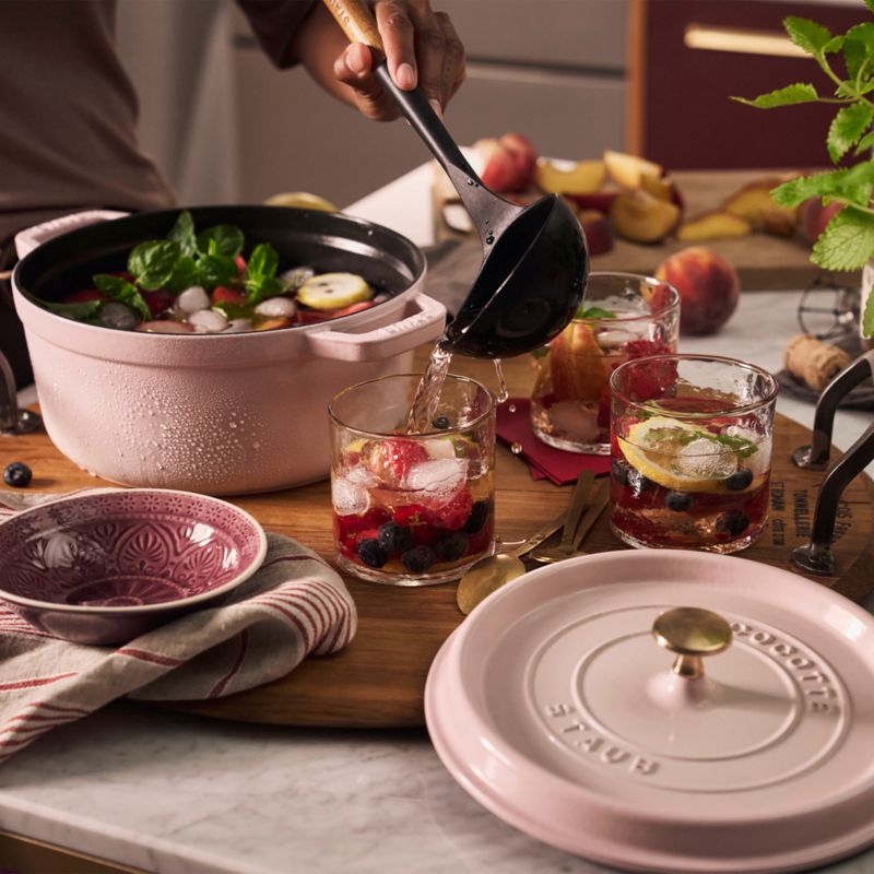 Staub ® Peony Pink Cast Iron 7-Qt. Round Cocotte - Image 3