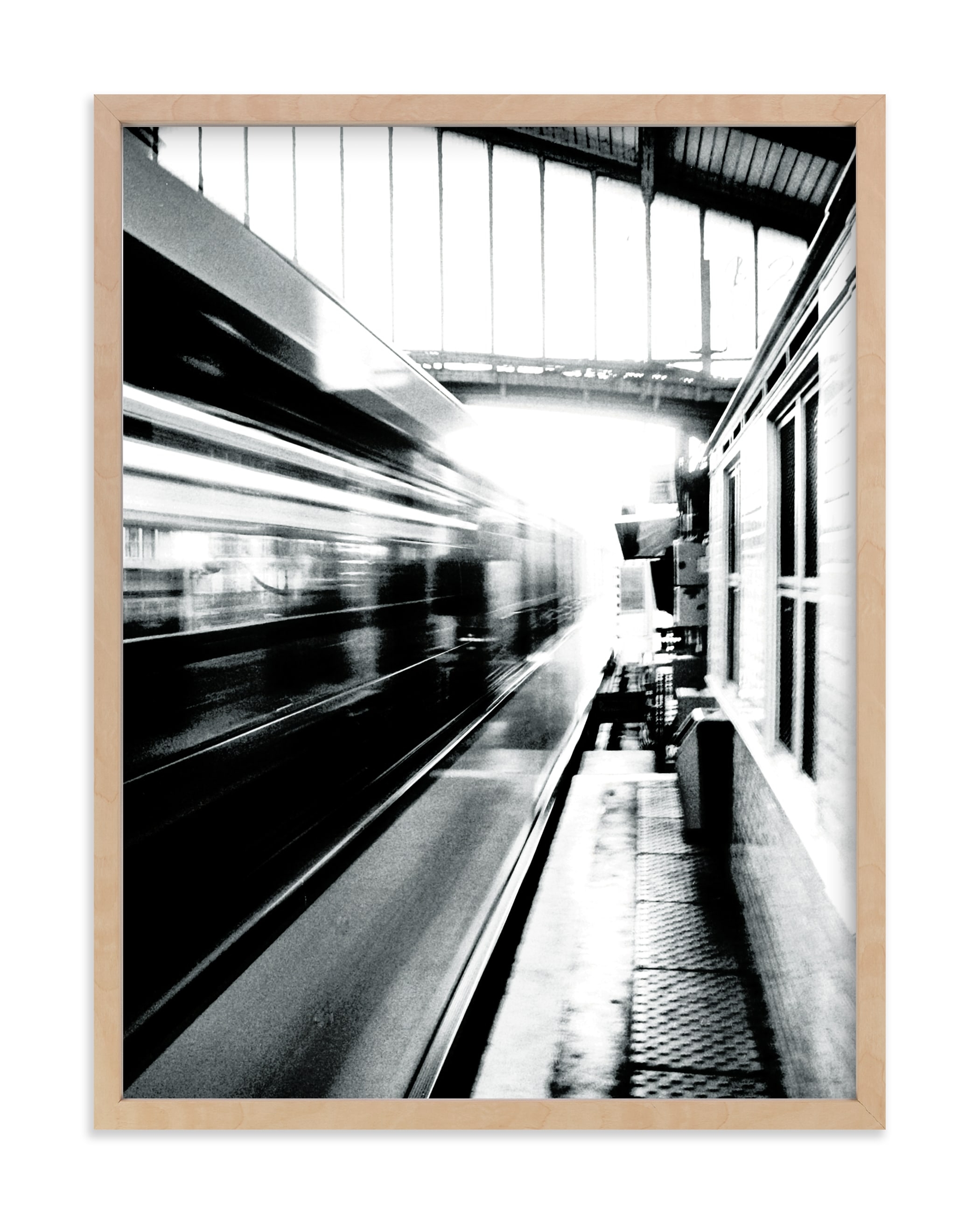 Riding On The Metro Limited Edition Fine Art Print 1 - Image 0