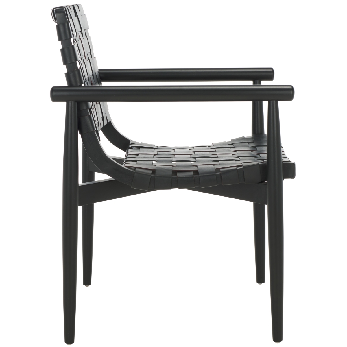 Dionne Accent Chair - Black - Safavieh - Image 7