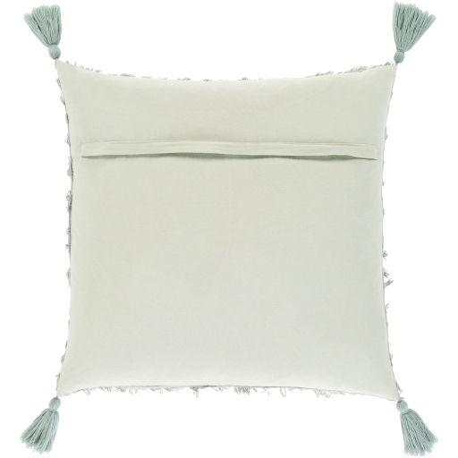 Noemi Pillow, 18" x 18", Sage - Image 1