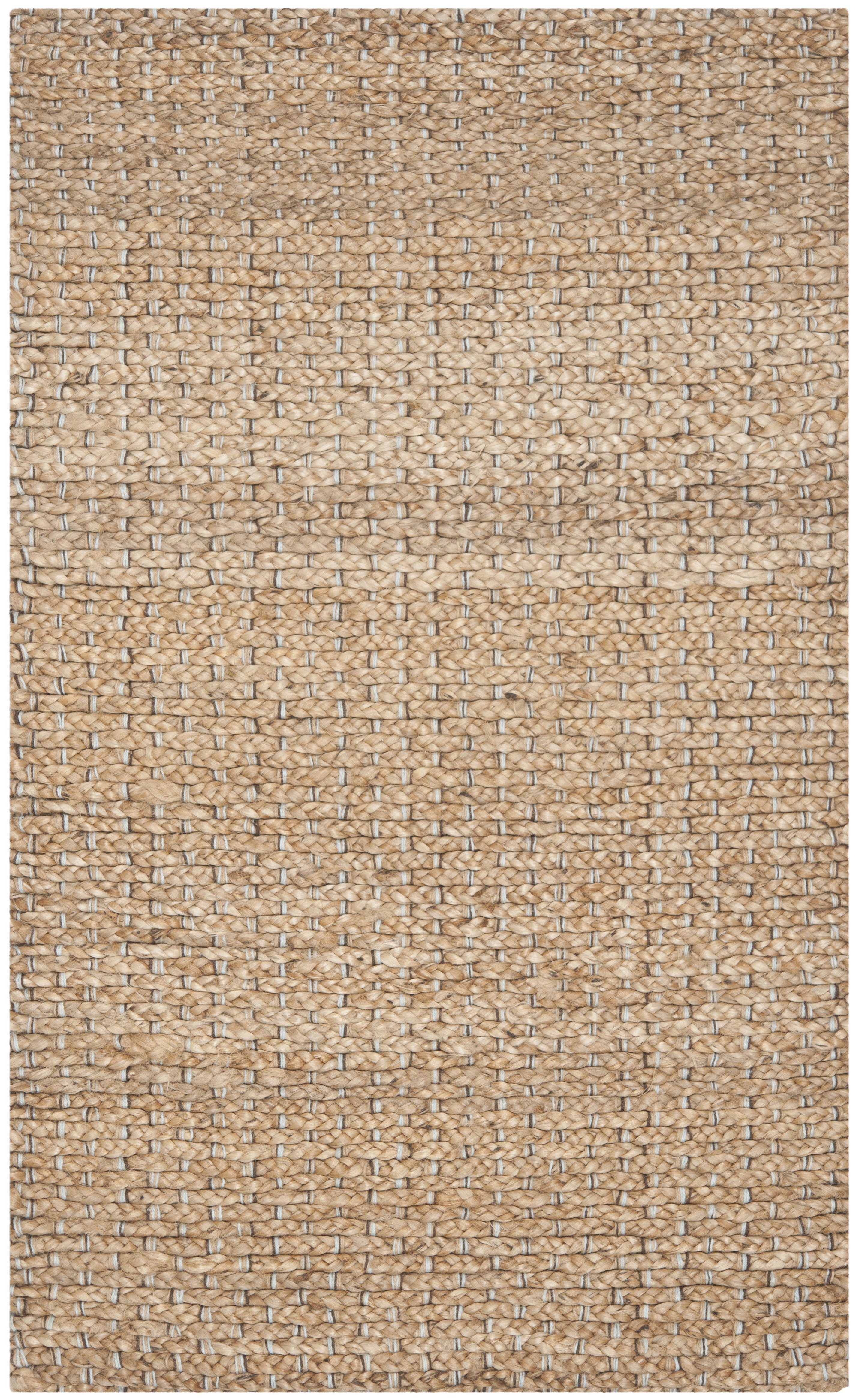 Arlo Home Hand Woven Area Rug, NF452A, Light Blue/Natural,  2' 6" X 4' - Image 0