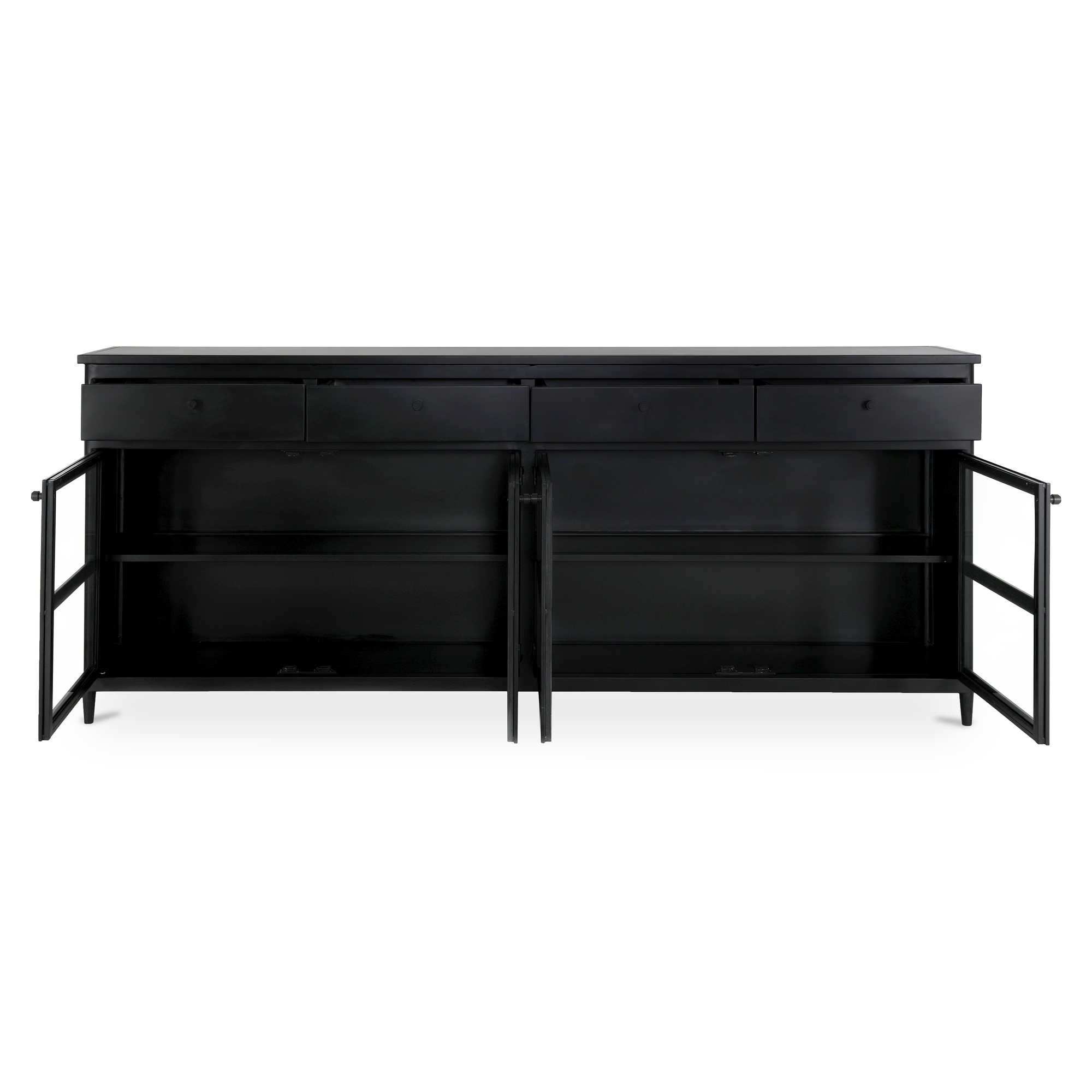 Henry Metal Sideboard Black - Image 3