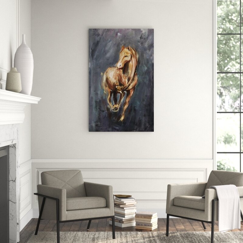 Chelsea Art Studio Midnight Storm I by Elena Carlie - Wrapped Canvas Painting Print - Image 0