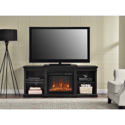 Stowe TV Stand for TVs up to 70" with Electric Fireplace Included - Image 0