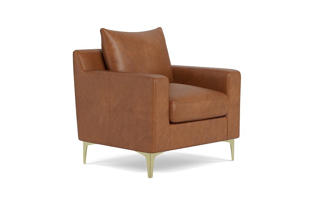 Sloan Leather Petite Chair - Image 1