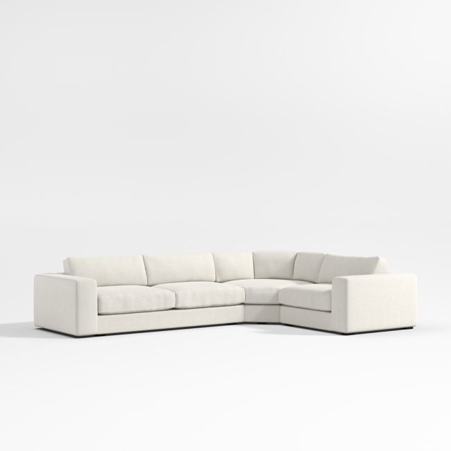 Oceanside Low 3-Piece Sectional Sofa with Wedge - Image 0