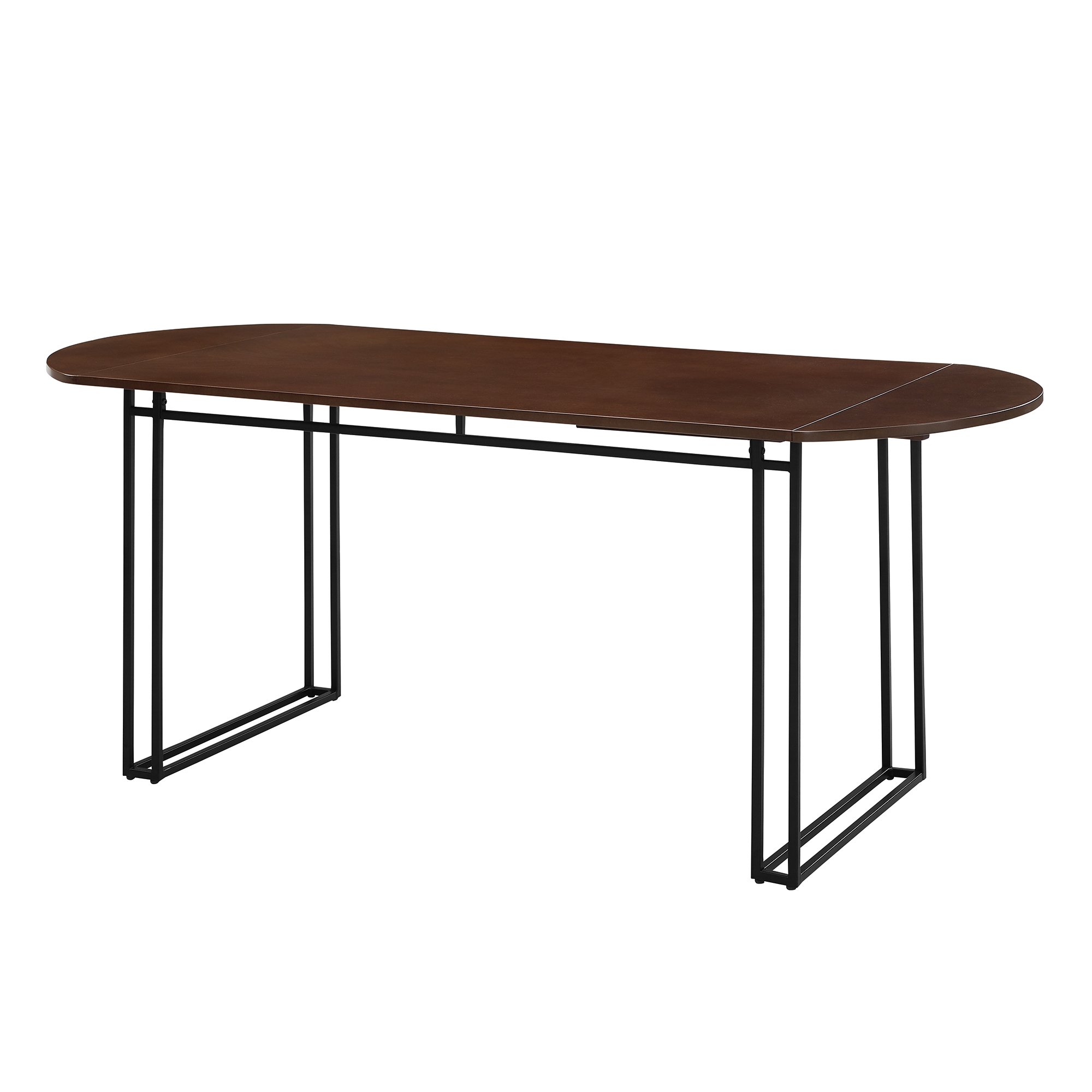 Weber 72" Oval Drop Leaf Dining Table - Walnut - Image 2
