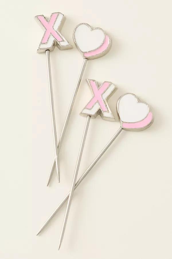 Valentine's Day Cocktail Picks, Set of 4 - Image 0